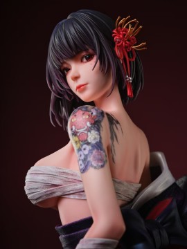 Gravity Toys Oiran the other shore Hot Sexy 1/4 Statue